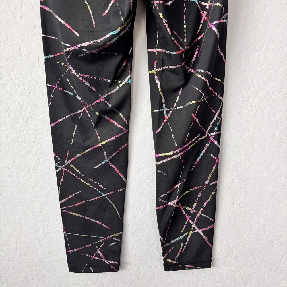 NWT Zyia Active Abstract Hi-Rise 7/8 Leggings - Iridescent, Athletic, Size 6-8 - Picture 7 of 9